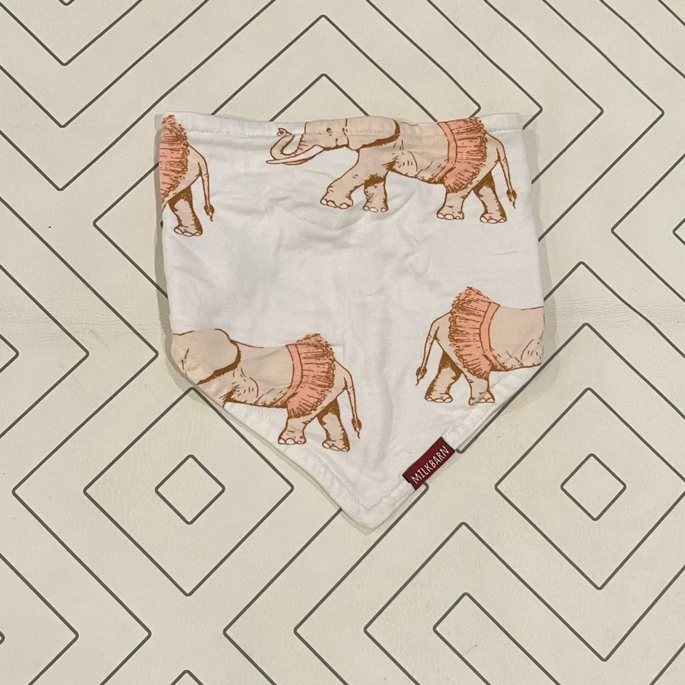 Milkbarn Elephant in Tutu Bandana Bib